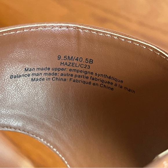 Marc New York Hazel Round Block Heel Sandal Brown Size 9.5 - Picture 10 of 16